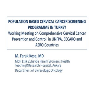 Population Based Cervical Cancer Sc...