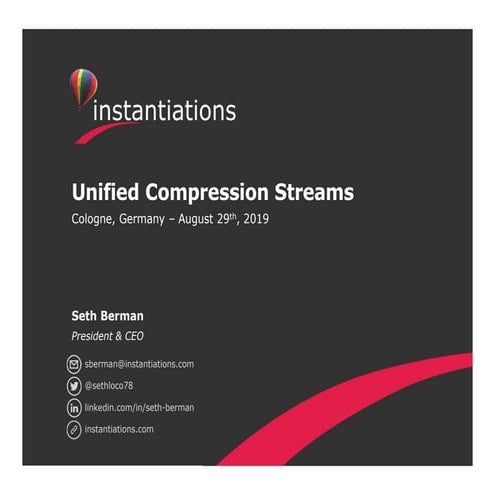 Unified Compression Streams