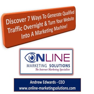 7 Ways To Drive Qualified Traffic T...