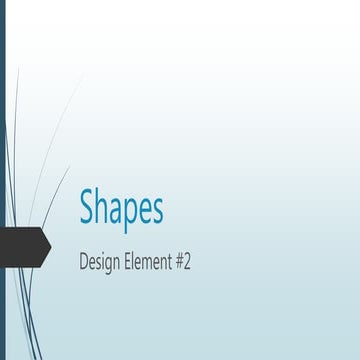 Design element 2 - shapes