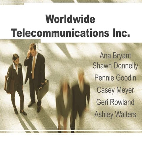 Worldwide Telecomunications Inc. Communication