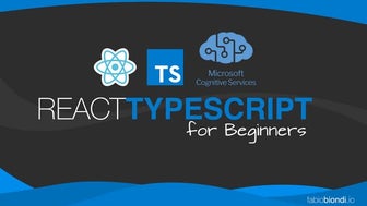 React Typescript for beginners: Translator app with Microsoft cognitive services