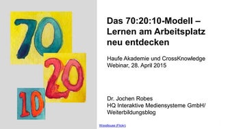 Das 70:20:10-Modell – Lernen am Arbeitsplatz neu entdecken