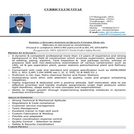 CURRICULUM VITAE
