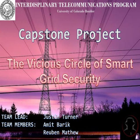 Capstone Team Presentation Deck -The Vicious Circle of Smart Grid ...