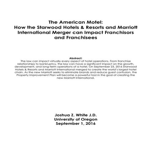 Infographic hotel brand acquisition timeline | PDF