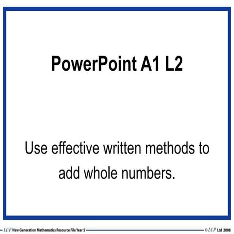Adding 2-digits .ppt