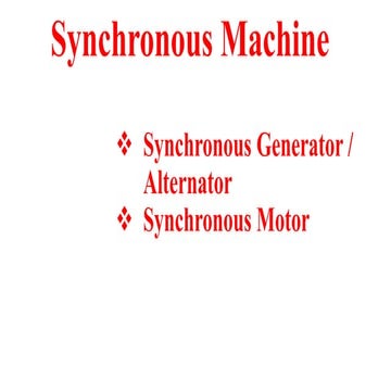 Synchronous-Generator,,......,...................