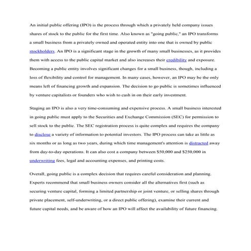 initial-public-offering