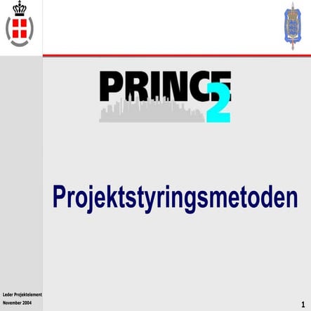 20051031 PRINCE2 Præsentaion Skalstrup