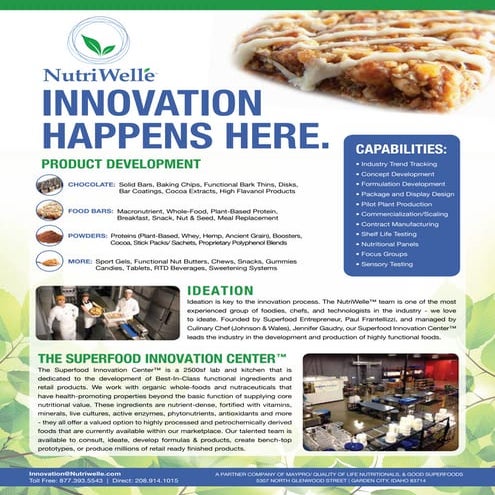 NutriWelle Capabilities Sell Sheet WEB 2016 (1) | PDF