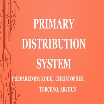 Transmission and distribution system of electricity | PDF