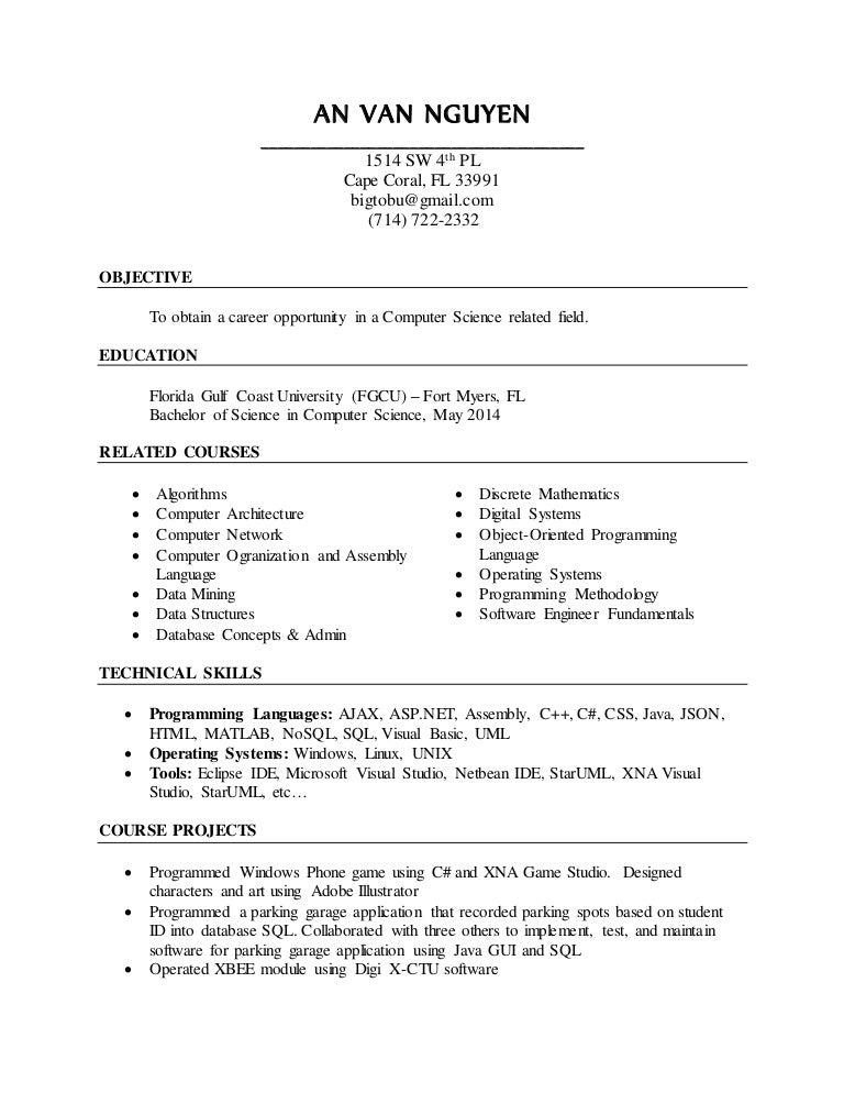 nail technician resumes