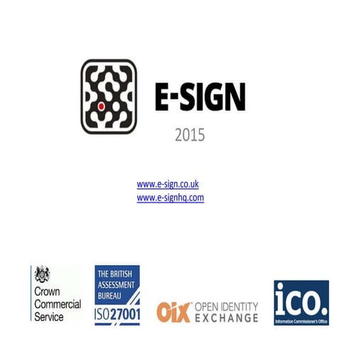 E-Sign presentation BK