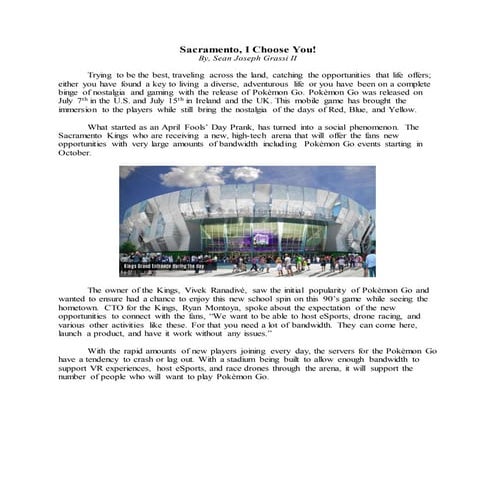 Sacramento I Choose Up