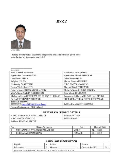 Qaim Khan presentations