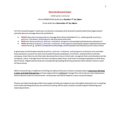 Final Draft Coca-Cola Diversity Research Paper LinkedIn