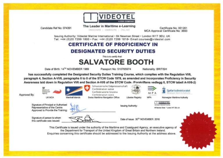 Designated Security Duties Certificates_Boothsigned