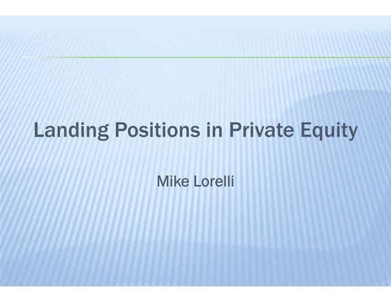 How Does A Venture Capital and Private Equity Structure Work ...