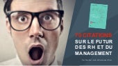 70 citations sur les RH et le Management
