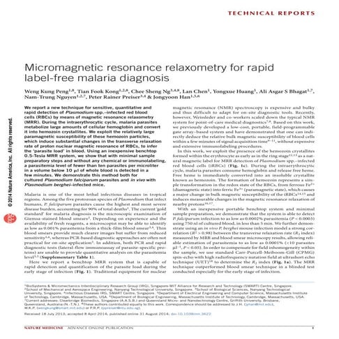 nm.3622 Micromagnetic resonance relaxometry for rapid