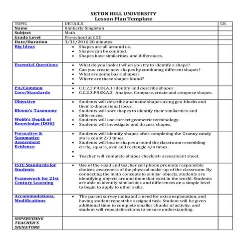 cdc lesson plan floor time 240