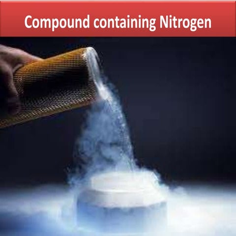 Compound containing nitrogen