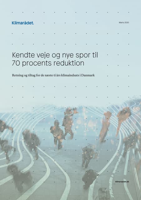 Klimarådet 70% Reduktion 2030