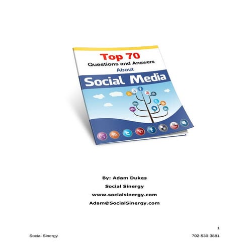 70 Common Questions And Answers About Social Media