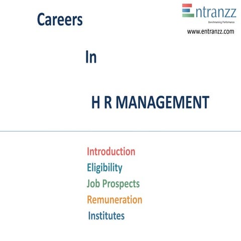 71.careers in h r management