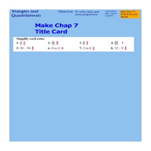 7 1 Ratio Proportion pdf