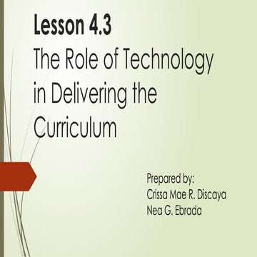 710177445-Lesson-4-3-The-Role-of-Technology-in-Delivering-the-Curriculum.pptx