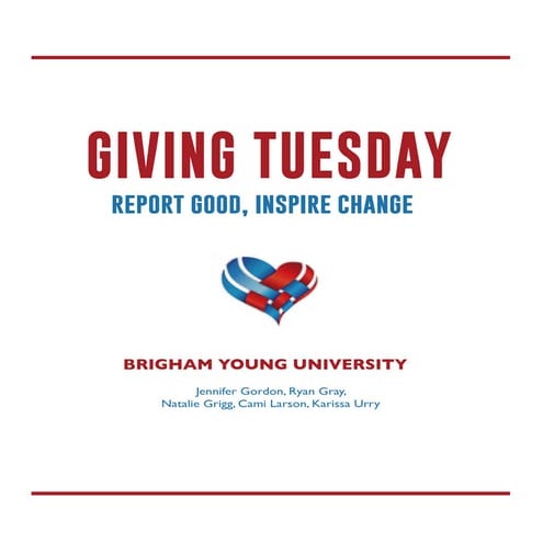 Giving Tuesday | PPTX
