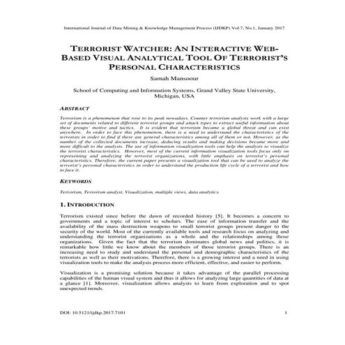 ARTIFICIAL INTELLIGENCE MODELS FOR CRIME PREDICTION IN URBAN SPACES | PDF