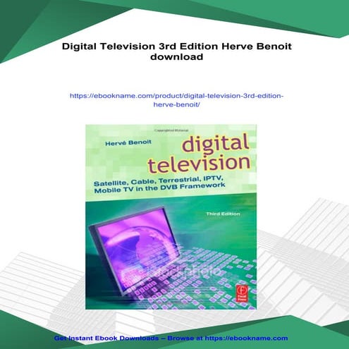 Digital Television 3rd Edition Herve Benoit
