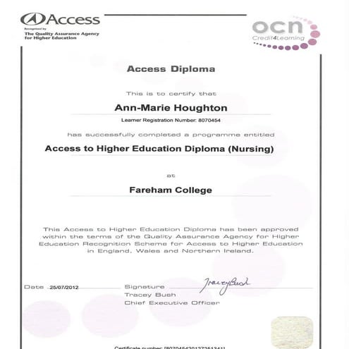 Access Diploma | PDF