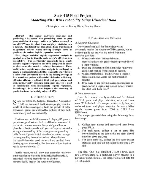 CLanctot_DSlavin_JMiron_Stats415_Project