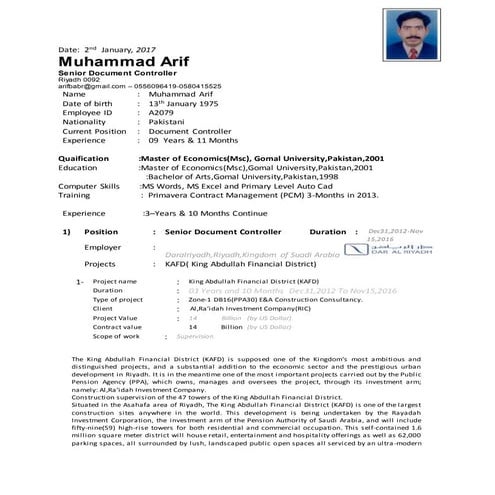 CV Muhammad Arif (1)
