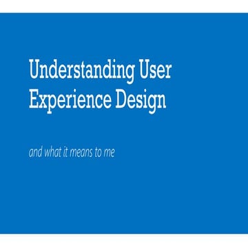 Understanding User Experience Design_V2