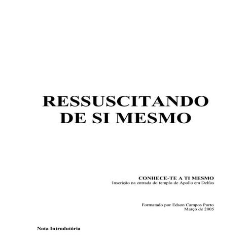 7189370 o caminho -ressuscitando-de-si-mesmo