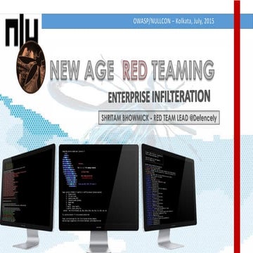 New Age Red Teaming - Enterprise Infilteration