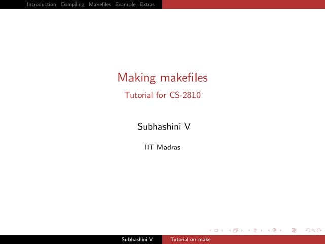 makefiles tutorial