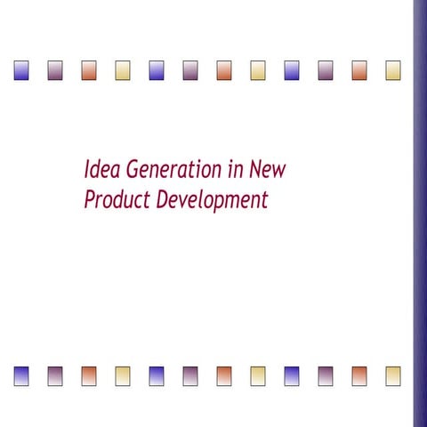 New Product Development