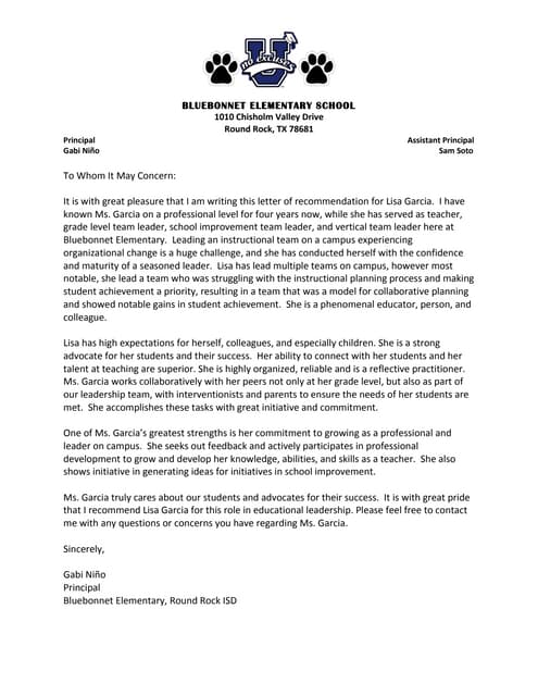 Letter Of Recommendation Working With Special Needs from cdn.slidesharecdn.com