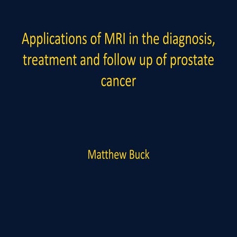 Prostate presentation