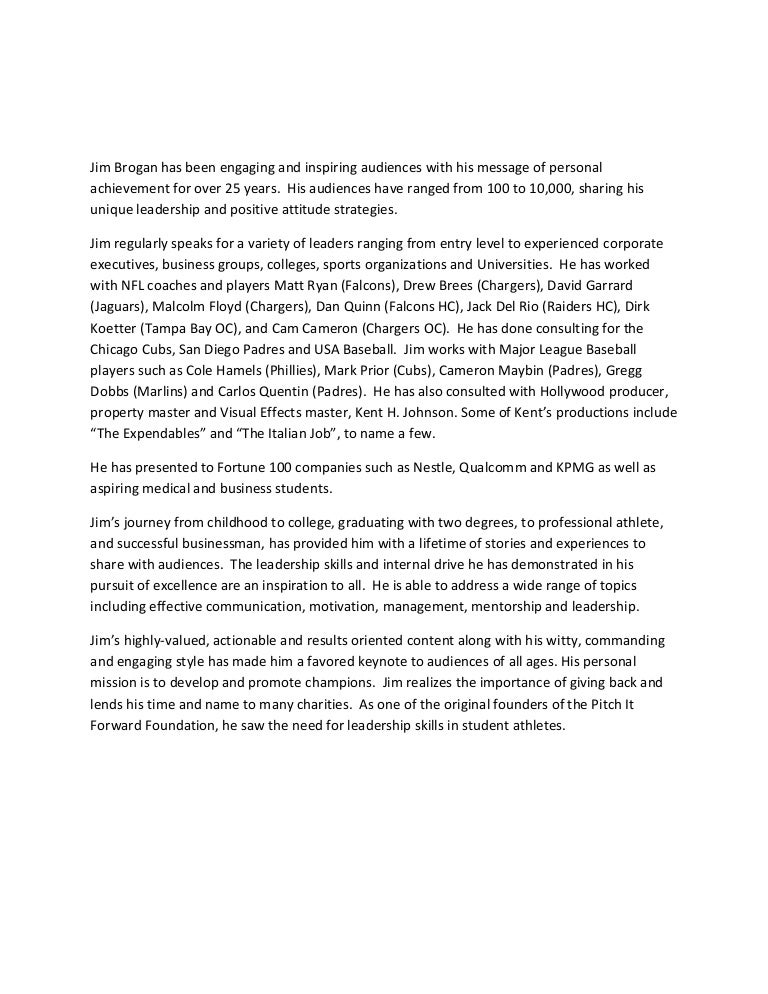 Jim Brogan Bio 9.15
