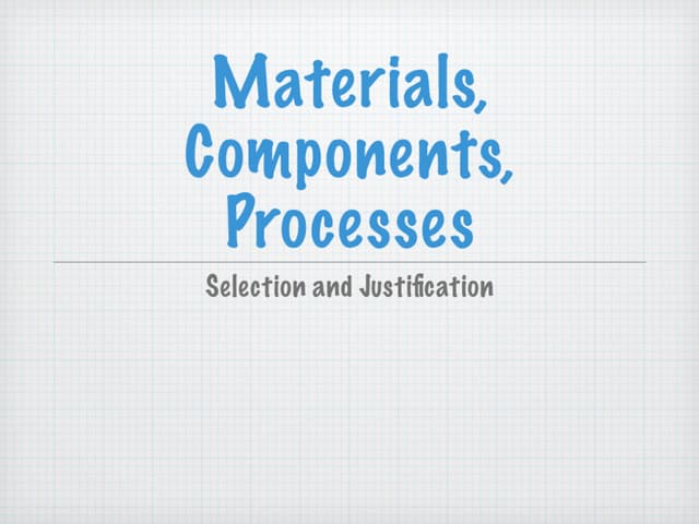 71 stem 6 selection and justification
