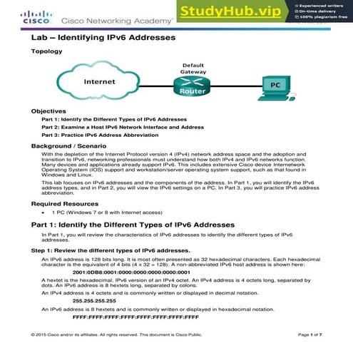 7 2.5 3 Lab - Identifying IPv6 Addresses.pdf