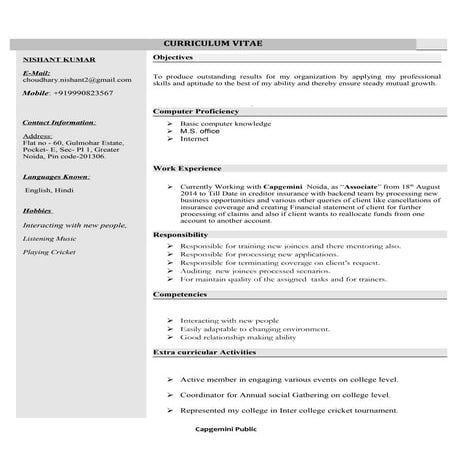 CV of Fatima Juthi | DOC