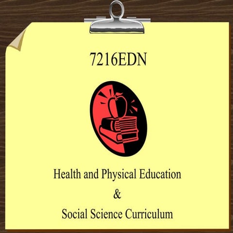 7216 edn week one lecture 2011